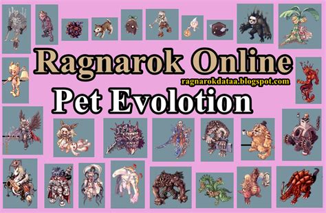 ragnarok online pets|Pets & Evolutions [Hazy Forest].